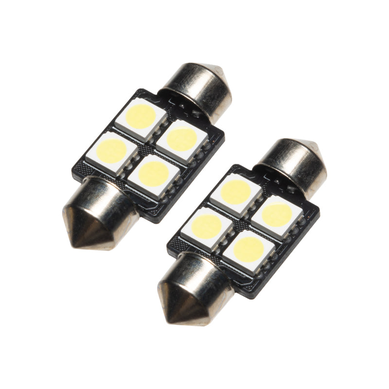 Oracle 33MM 4 LED 3-Chip Festoon Bulbs (Pair) - Cool White Bulbs ORACLE Lighting