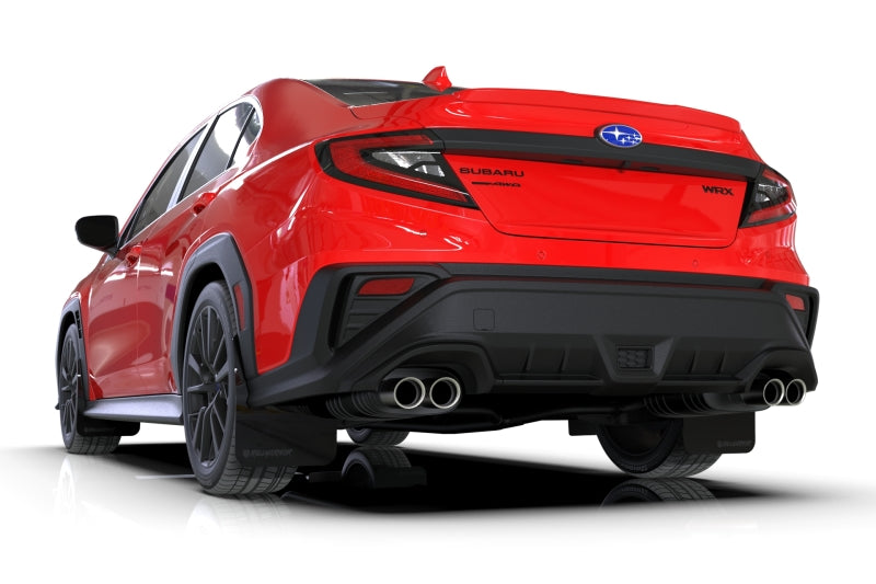 Rally Armor 22-25 Subaru WRX Black UR Mud Flap Altered Font Met. Blk Logo Mud Flaps Rally Armor