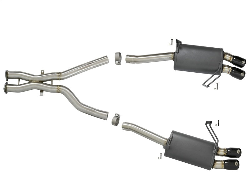 aFe MACH Force-Xp 2-1/2in 304 SS Cat-Back Exhaust w/ Black Tips 05-08 BMW Z4 M Coupe (E86) L6 3.2L Catback aFe