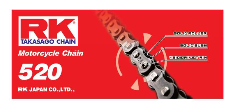 RK Chain RK-M 520-96L - Natural Chains RK Chain