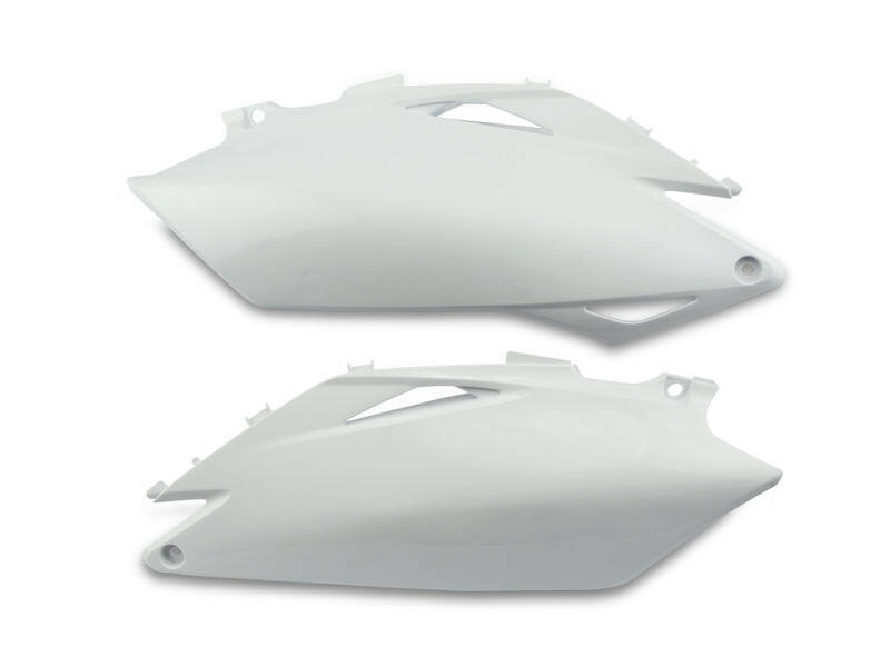 Cycra 09-12 Honda CRF250R-450R Side Number Panels - White Plastics Cycra