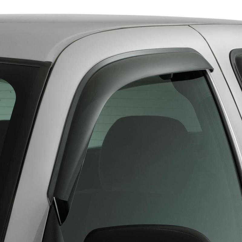 AVS 16-18 Toyota Tacoma Access Cab Ventvisor Outside Mount Window Deflectors 2pc - Smoke Wind Deflectors AVS