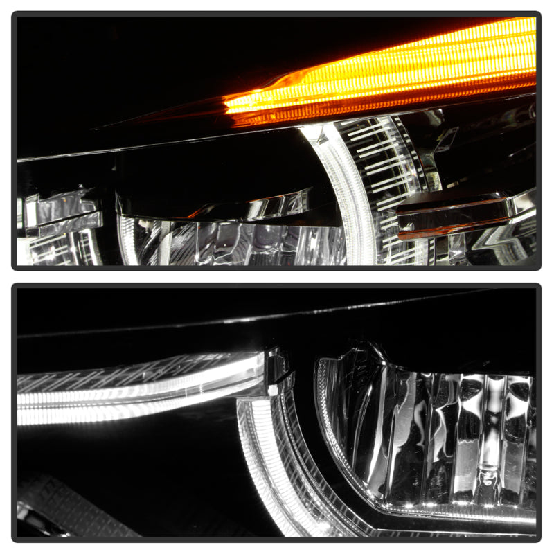 Spyder BMW F30 3 Series 4Dr LED Projector Headlights Chrome PRO-JH-BF3012H-4D-LED-C Headlights SPYDER