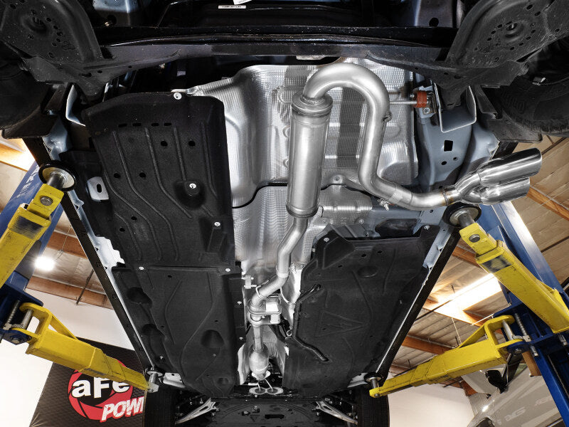 aFe Rebel Series 2-1/2in 304 Stainless Steel Cat-Back w/ Polished TipFord Maverick 22-26 L4-2.5L FWD Catback aFe