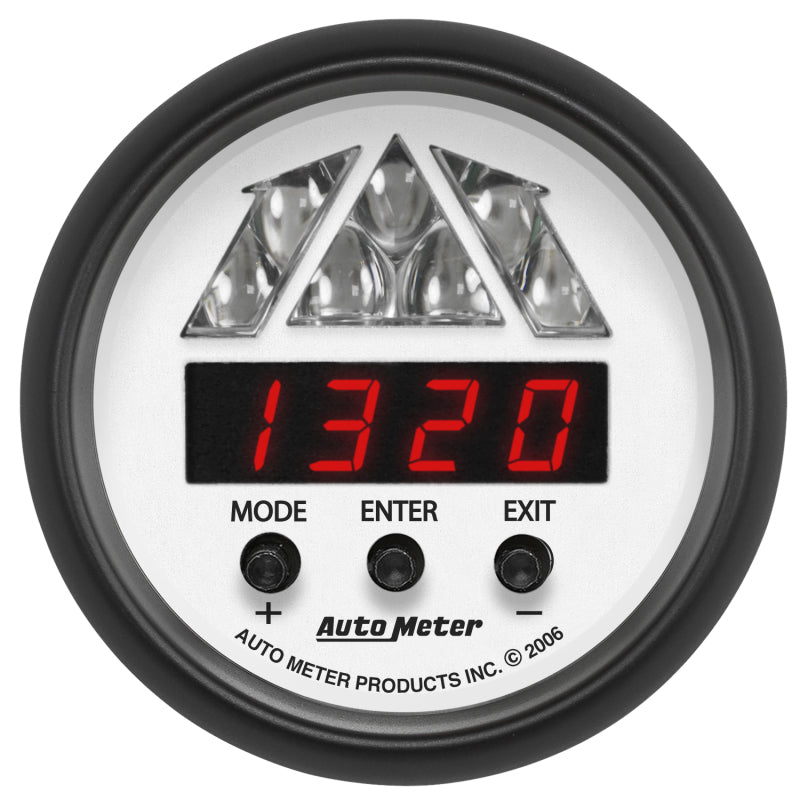 Autometer Phantom 2-1/16in Digital Pro Shift System Shift Light Level 1 Gauge Gauges AutoMeter