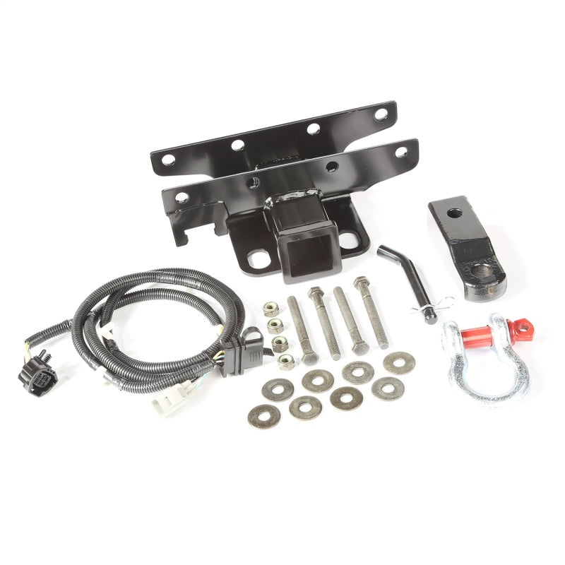 Rugged Ridge Receiver Hitch Kit D-Shackle 07-18 Jeep Wrangler Hitch Accessories Rugged Ridge