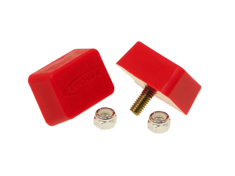 Prothane Universal Bump Stop 3/4 X 1 3/4 X 1 3/8 - Red Bump Stops Prothane