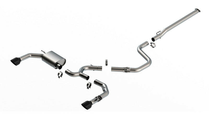 Borla 22-23 Hyundai Elantra N 2.0L 4 CYL. Turbo AT/MT ATAK Catback Exhaust Black Chrome Catback Borla
