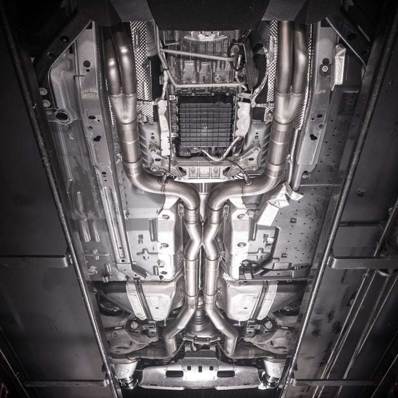 Stainless Works 2020 Ford GT500 Legend Catback X-Pipe Exhaust Factory Connect - Polished Tips Catback Stainless Works