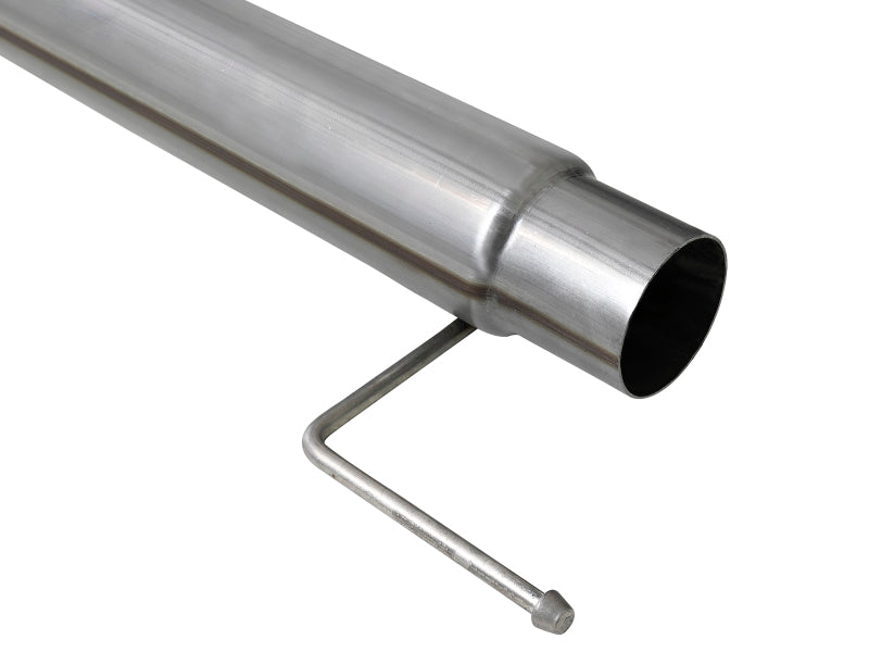 aFe Large Bore-HD 4in 409 SS DPF-Back Exh 18-19 Ford F-150 V6-3.0L (td) w/ Polished Tip DPF Back aFe