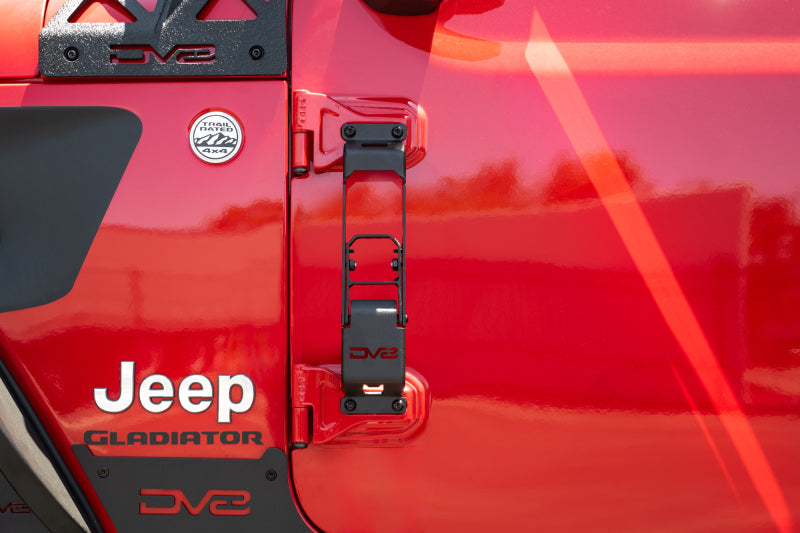 DV8 Offroad 07-23 Jeep Gladiator/Wrangler JT/JK/JL Hinge Mounted Step Side Steps DV8 Offroad