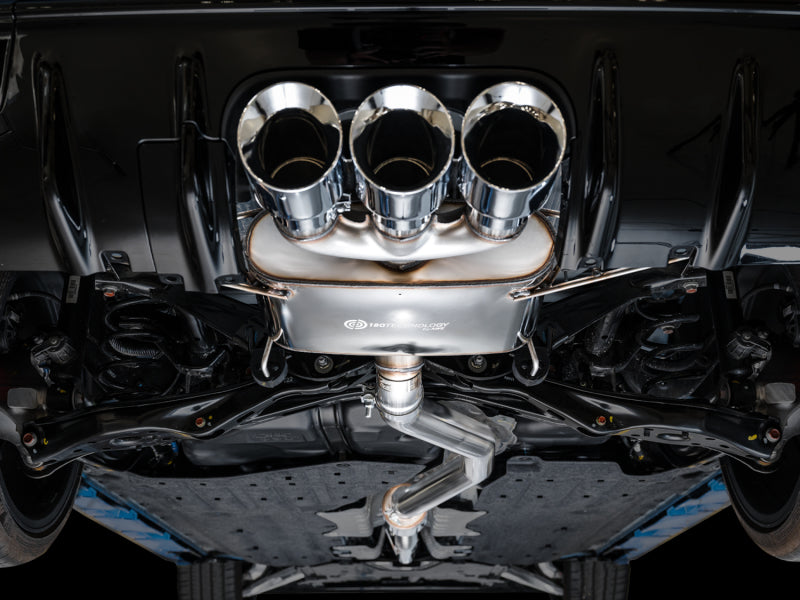 AWE Tuning 2023 Honda Civic Type R FL5 Touring Edition Exhaust w/ Triple Chrome Silver Tips Catback AWE Tuning