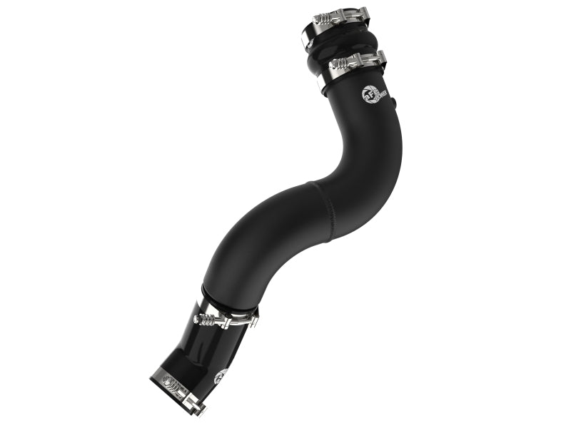 aFe 19-23 RAM Diesel L6-6.7L BladeRunner 3.5 IN Aluminum Cold Charge Pipe - Black Intercoolers aFe