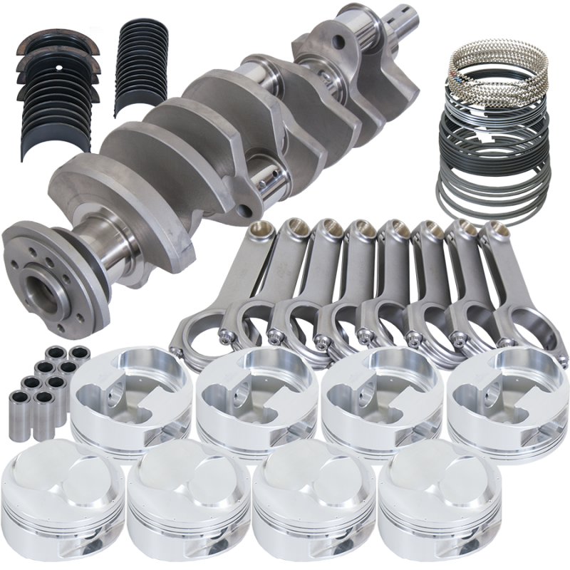 Eagle Chevy 502 4.250in Counterweight Crank 6.535in H-Beam 46cc 4.560in Pistons Rotating Assembly Rotating Assemblies Eagle