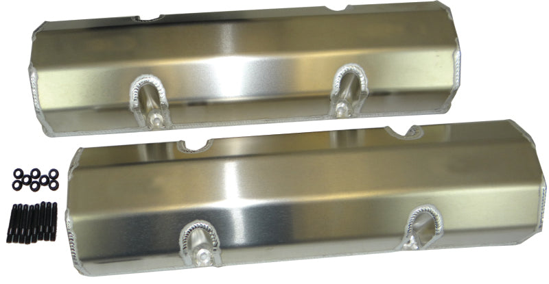 Moroso Chevrolet Small Block (Including 18 Degree Heads) Valve Cover - No Logo - Aluminum - Pair Valve Covers Moroso