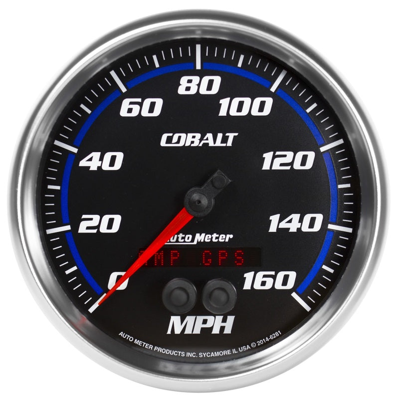 Autometer Cobalt 5in 0-140MPH In-Dash Electronic GPS Programmable Speedometer Gauges AutoMeter
