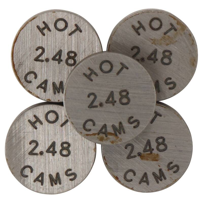 Hot Cams Shim Kits 2.440mm Thickness - 5 Pack Valves Hot Cams