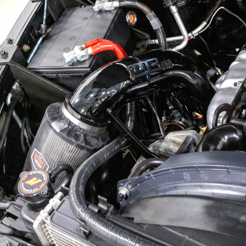 Wehrli 03-07 5.9L Cummins High Flow Intake Bundle Kit Stage 2 - Fine Texture Black Cold Air Intakes Wehrli