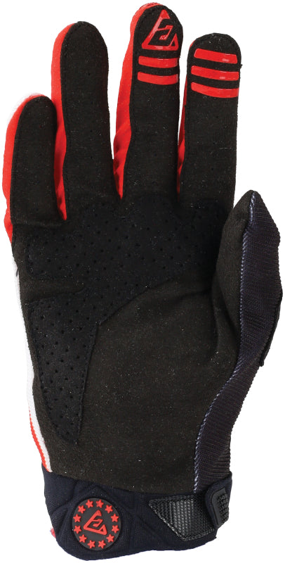 Answer 25 Peak Flo Gloves Black/Red/White - Small Gloves Answer