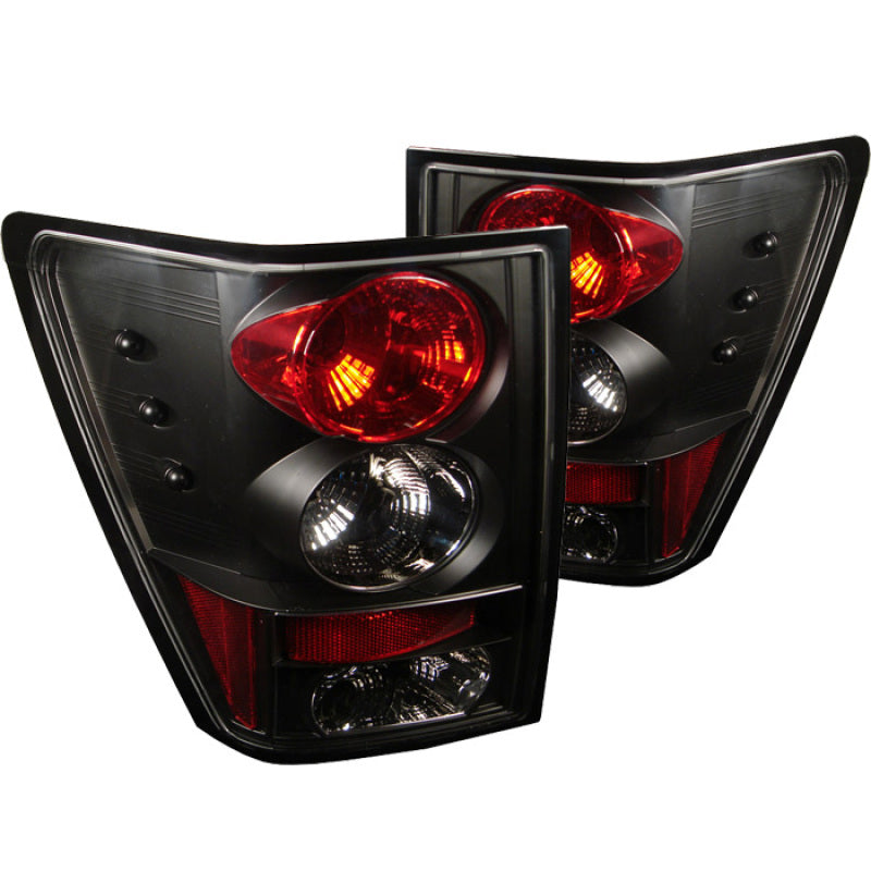 Spyder Jeep Grand Cherokee 05-06 Euro Style Tail Lights Black ALT-YD-JGC05-BK Tail Lights SPYDER