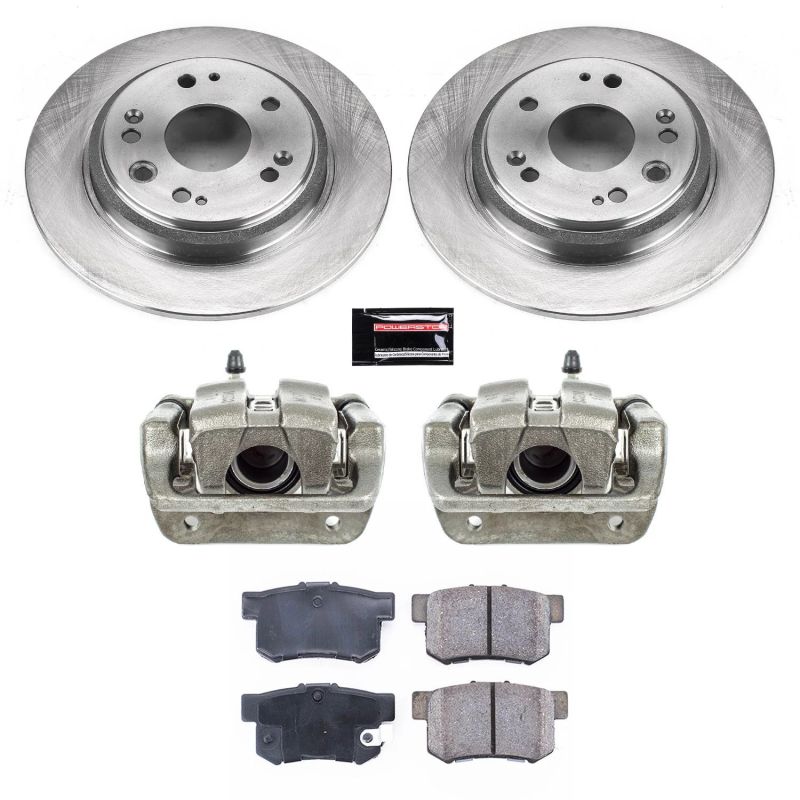 Power Stop 02-04 Acura RL Rear Autospecialty Brake Kit w/Calipers Brake Kits - OE PowerStop