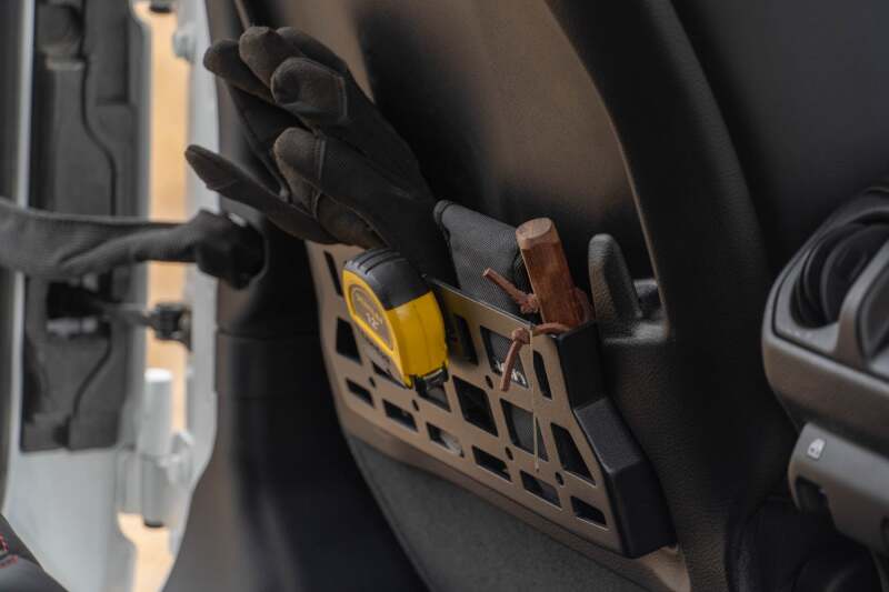 DV8 Offroad 2018-2025 Jeep Wrangler JL JLU Gladiator JT DV8 Offroad Seat Back Molle Pockets Exterior Trim DV8 Offroad