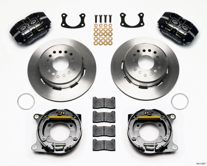Wilwood Dynapro Dust-Boot P/S Park Brake Kit New Big Ford 2.50in Offset Big Brake Kits Wilwood