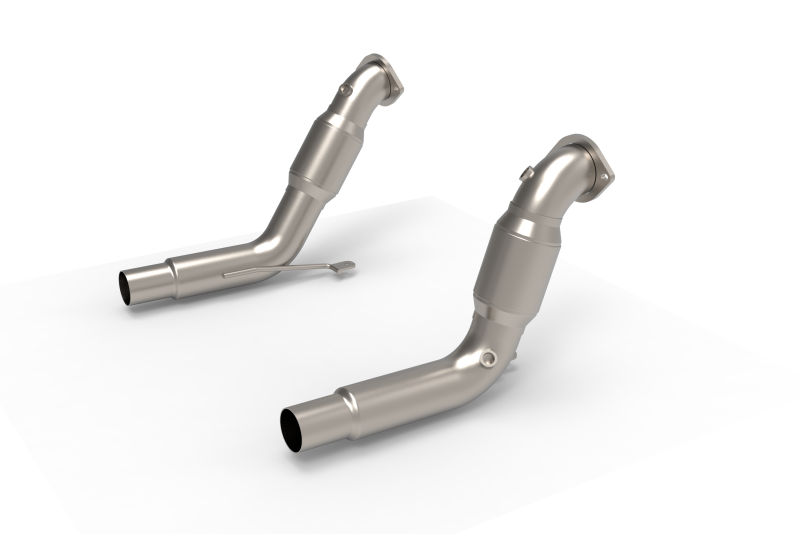 Kooks 20-24 Ford Exployer ST/Aviator 3in x 2-1/2in Stainless Steel GREEN Catted Downpipes Downpipes Kooks Headers