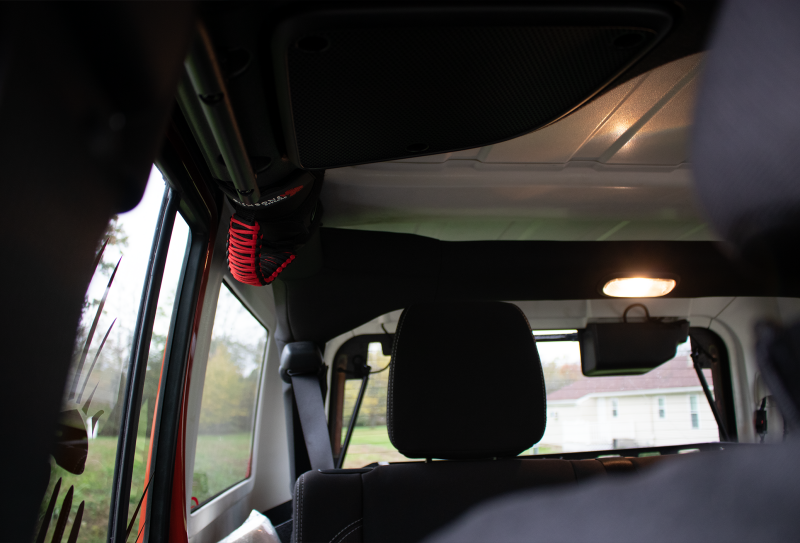 Fishbone Offroad Paracord Grab Handles w/Three Straps Red Dash & Interior Trim Fishbone Offroad