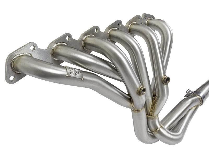 aFe Power Twisted Steel Long Tube Header & Connection Pipes (Street Series) 01-16 Nissan Patrol Headers & Manifolds aFe