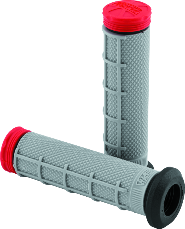 ProTaper Tri Density ATV 1/2 Waffle Grips - Red Grips ProTaper