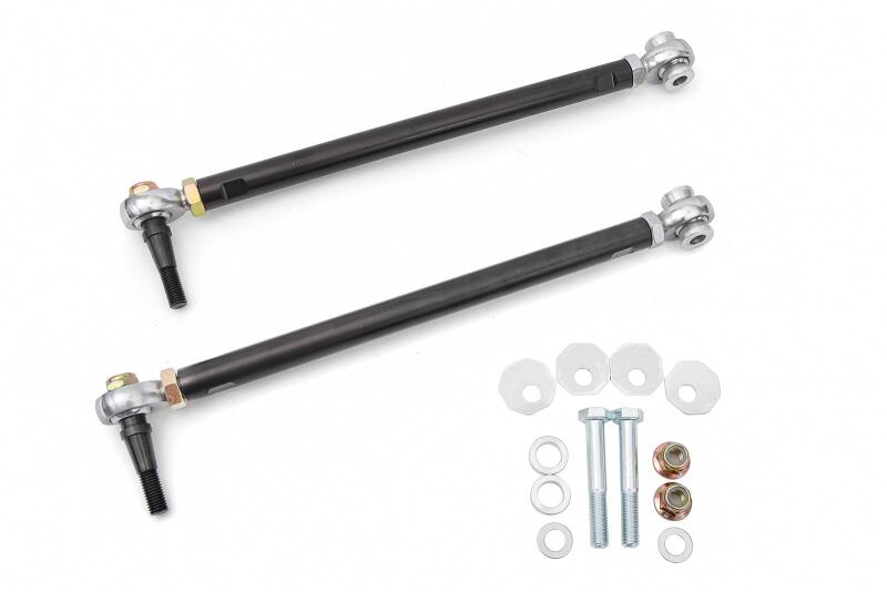 BMR 14-19 Chevrolet Corvette Toe Rods For 15in Conversion Kit - Black Anodized Suspension Arms & Components BMR Suspension