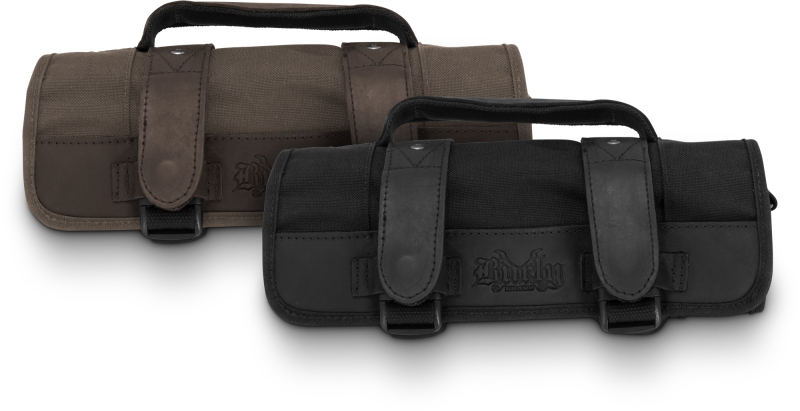 Burly Brand Voyager Tool Roll - Dark Oak Bags - Saddlebags Burly Brand