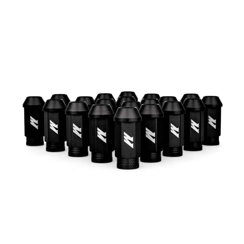 Mishimoto Aluminum Locking Lug Nuts M12x1.5 20pc Set Black Lug Nuts Mishimoto