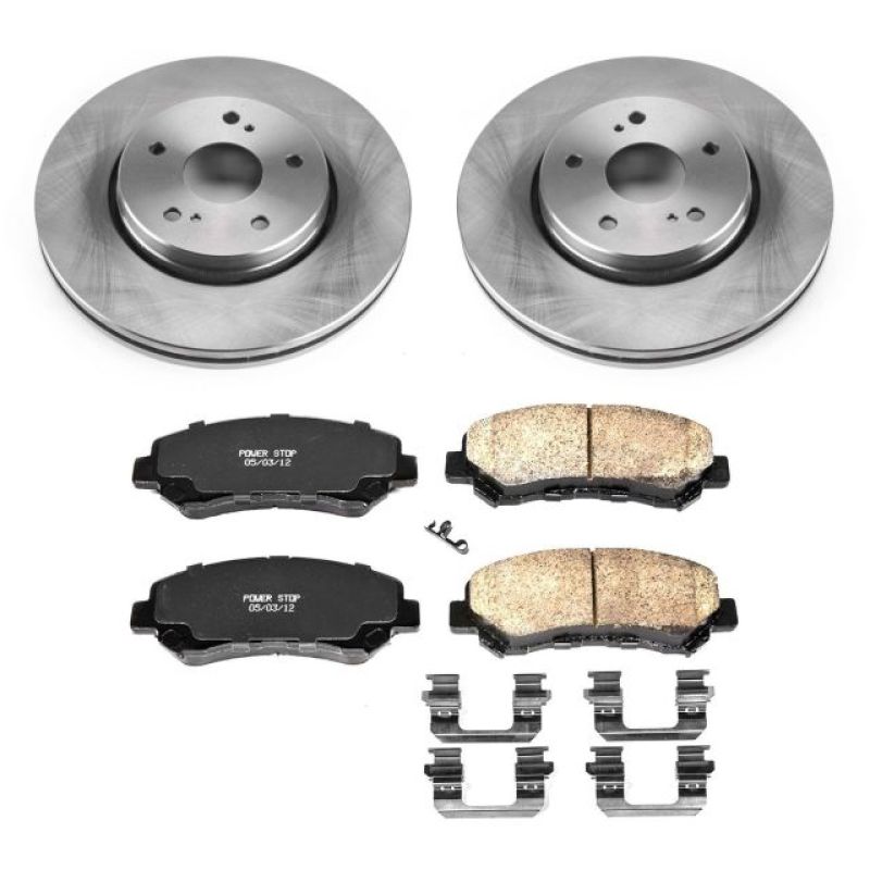 Power Stop 10-13 Suzuki Kizashi Front Autospecialty Brake Kit Brake Kits - OE PowerStop