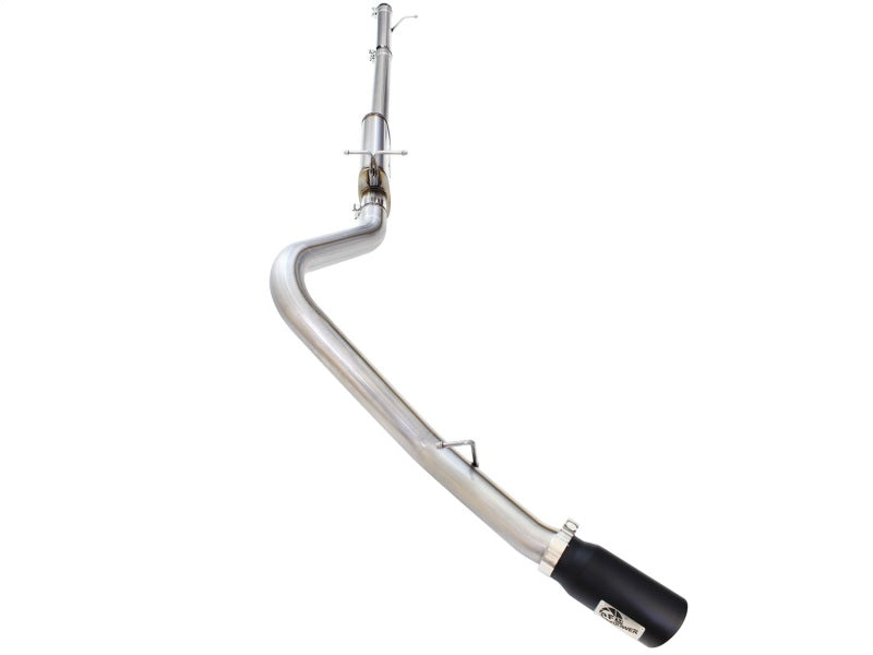 aFe MACHForce XP Exhaust 3in-3.5in SS Single Side Ext CB w/ Black Tip 99-04 Ford F150 V8 5.4L/6.8L Catback aFe