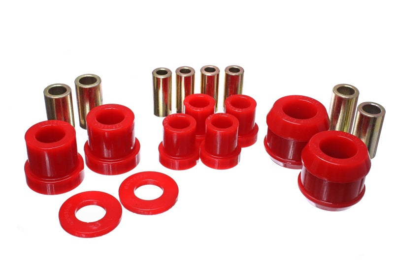 Energy Suspension 06-14 Mazda Miata Red Front Control Arm Bushing Set Bushing Kits Energy Suspension