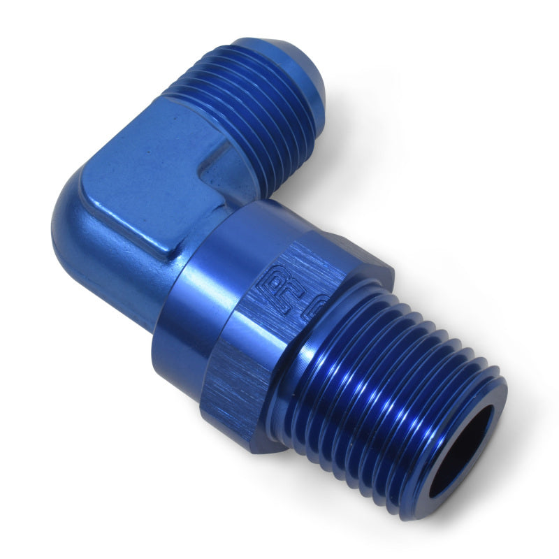 Russell Performance -8 AN 90 Degree Male to Male 1/2in Swivel NPT Fitting Fittings Russell