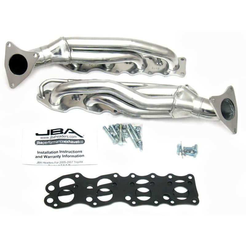 JBA 07-20 Toyota 5.7L V8 1-5/8in Primary Silver Ctd Cat4Ward Header Headers & Manifolds JBA