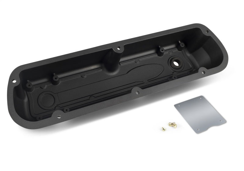 Ford Racing Logo Die-Cast Black Valve Covers Valve Covers Ford Racing