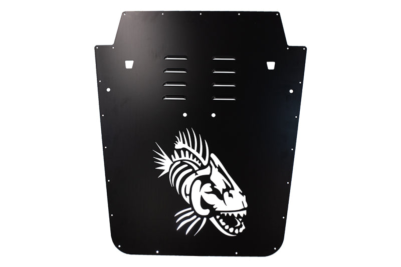 Fishbone Offroad 13-18 Jeep Wrangler JK Hood Louver - Black Hoods Fishbone Offroad