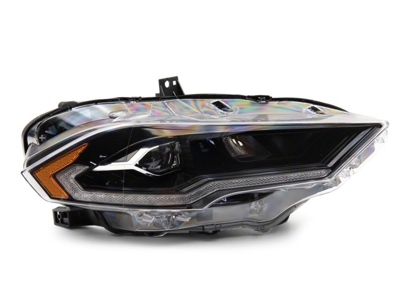 Raxiom 18-23 Ford Mustang GT EcoBoost LED Projector Headlights- Blk Housing (Clear Lens) Headlights Raxiom