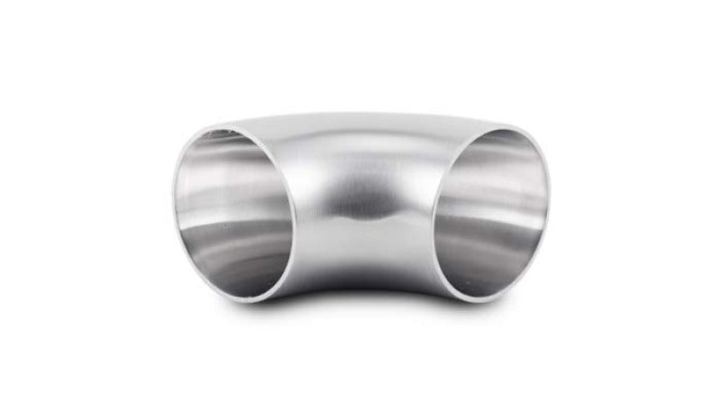 Vibrant 1.75in OD T304 SS 90 Deg Mandrel Bend Elbow (1.75in Centerline Radius) Steel Tubing Vibrant
