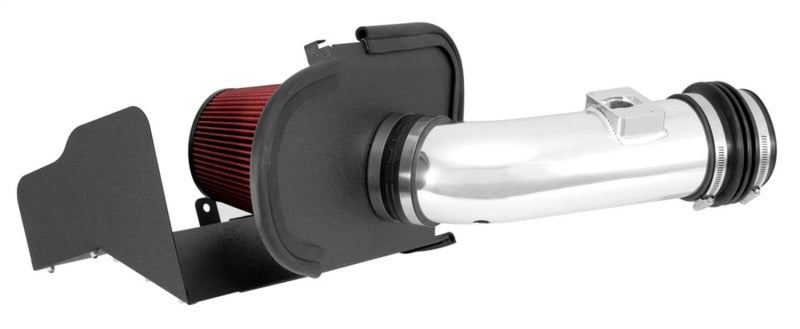 Spectre 03-07 Ford SD V8-6.7L DSL Air Intake Kit - Polished w/Red Filter Cold Air Intakes Spectre