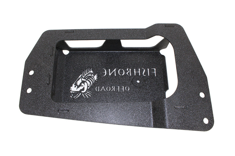 Fishbone Offroad 12-17 Jeep Wrangler JK Steel EVAP Canister Skid Plates - Black Textured Powdercoat Skid Plates Fishbone Offroad