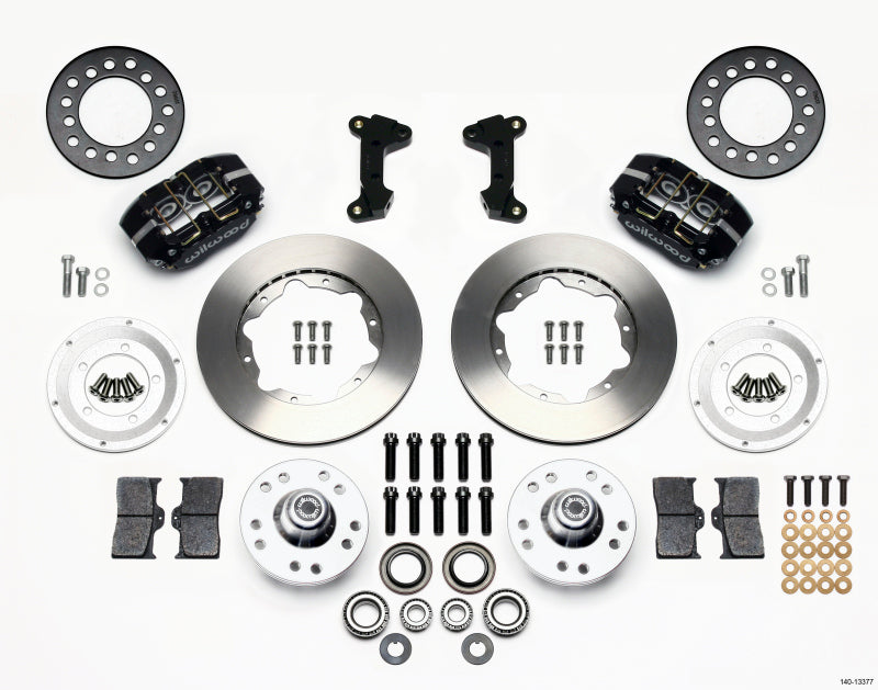 Wilwood Dynapro Dust-Boot Front Kit 11.00in 74-80 Pinto/Mustang II Disc Spindle only Big Brake Kits Wilwood