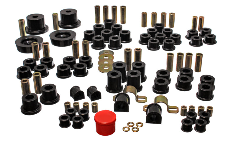Energy Suspension 90-97 Mazda Miata Black Hyper-Flex Master Bushing Set Bushings - Full Vehicle Kits Energy Suspension