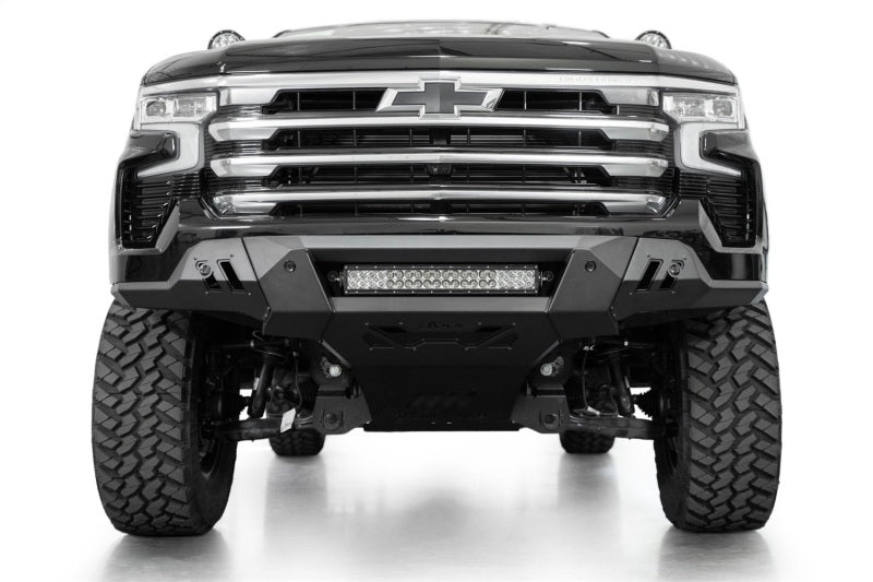 ADD 2022+ Chevrolet Silverado 1500 Black Label Front Bumper Bumpers - Steel Addictive Desert Designs