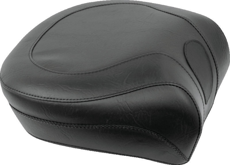 Mustang 84-06 Harley Standard Rear Tire Wide,00-06 Softail Touring Recessed Passenger Seat - Black Passenger Motorcycle Seats Mustang Motorcycle