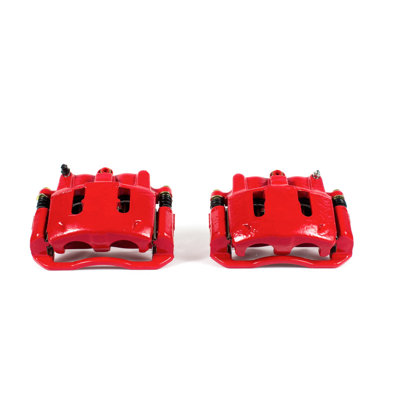 Power Stop 95-02 Ford Ranger Front Red Calipers w/Brackets - Pair Brake Calipers - Perf PowerStop